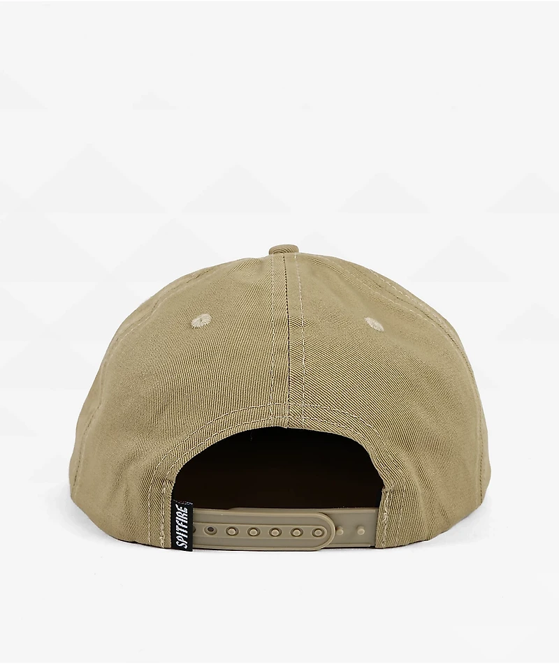 Spitfire Bighead Fill Tan Snapback Hat