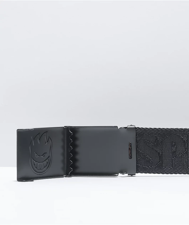 Spitfire Bighead Hombre Black Web Belt