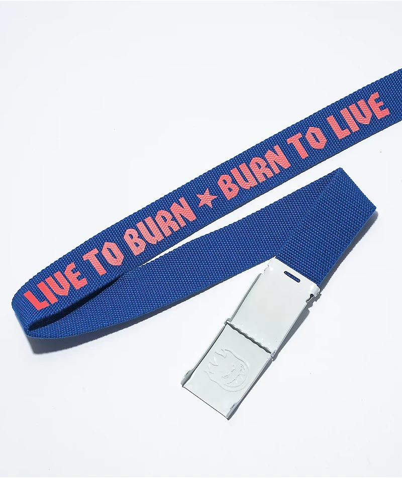 Spitfire Bighead LTB Blue Web Belt