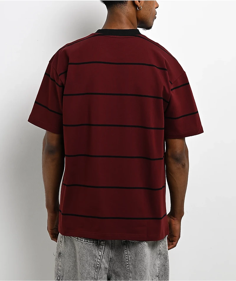Spitfire Bighead Stripe Red Knit T-Shirt