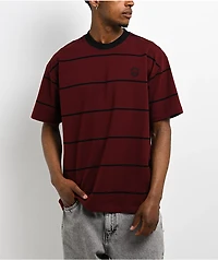 Spitfire Bighead Stripe Red Knit T-Shirt