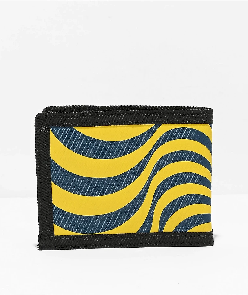 Spitfire Bighead Swirl Blue & Yellow Bifold Wallet