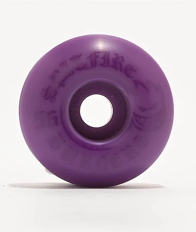 Spitfire Burners Purple 56mm 99a Skateboard Wheels