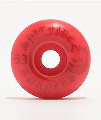Spitfire Burners Red 53mm 99a Skateboard Wheels