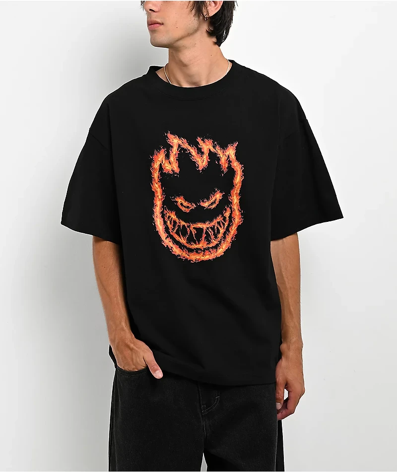 Spitfire Charred Remains Black T-Shirt
