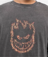 Spitfire Charred Remains Grey Wash T-Shirt