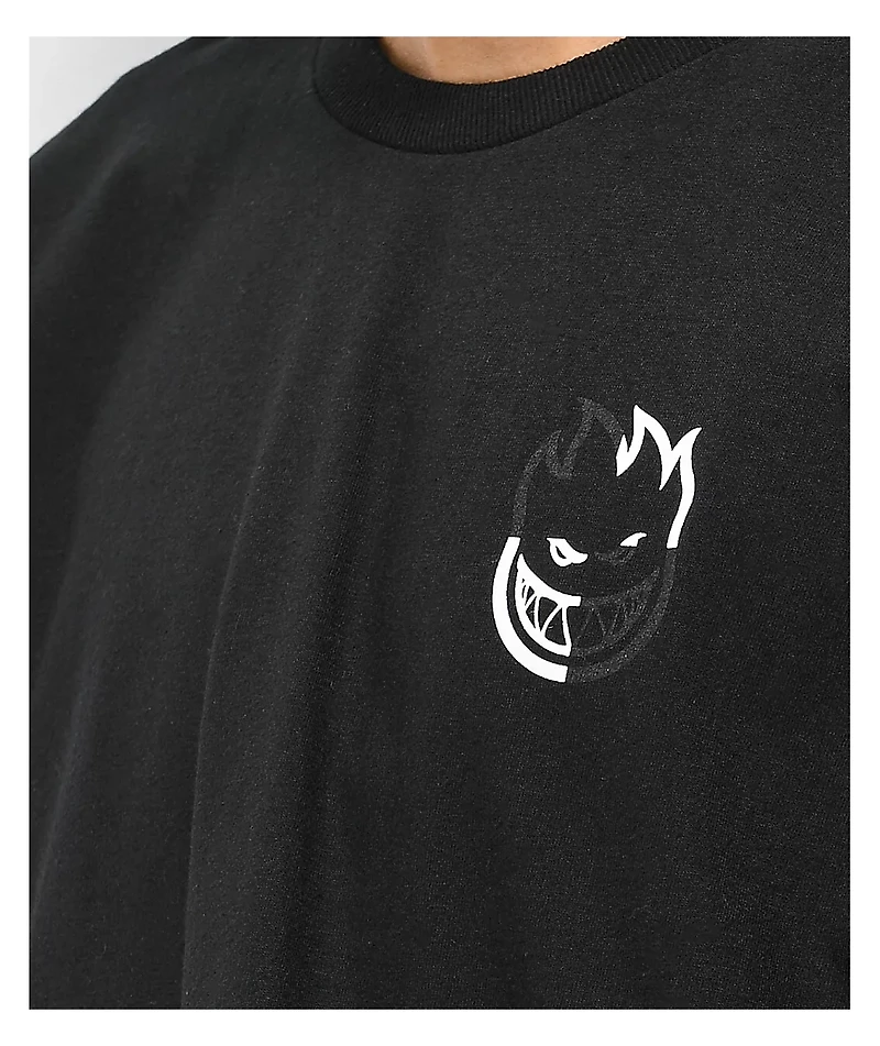 Spitfire Checkered Swirl Black T-Shirt