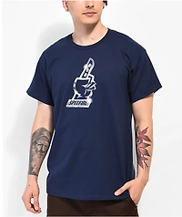 Spitfire Chrome 1 Navy T-Shirt