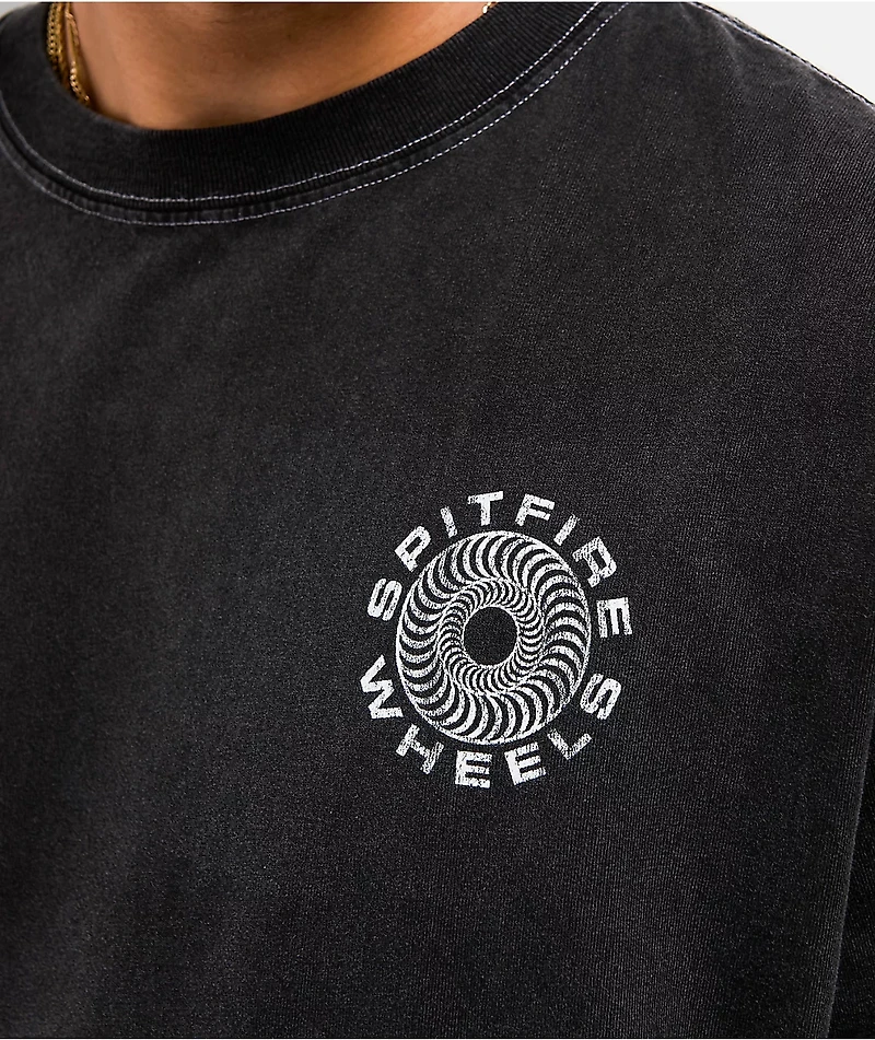 Spitfire Classic '87 Swirl Black T-Shirt