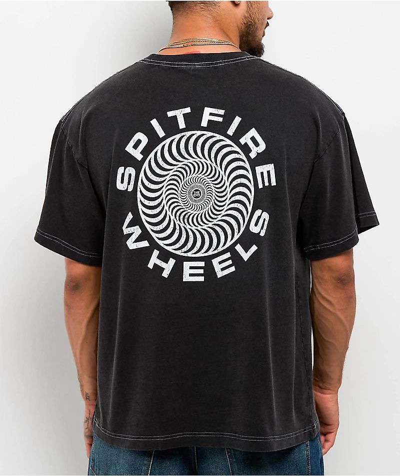 Spitfire Classic '87 Swirl Black T-Shirt