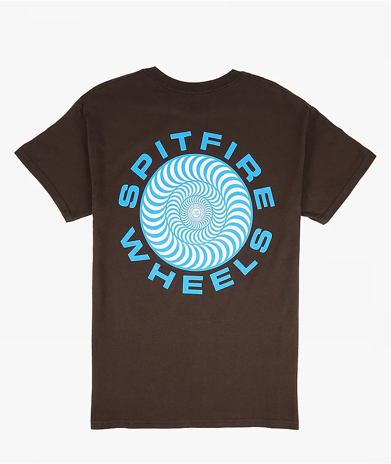 Spitfire Classic '87 Swirl Brown T-Shirt