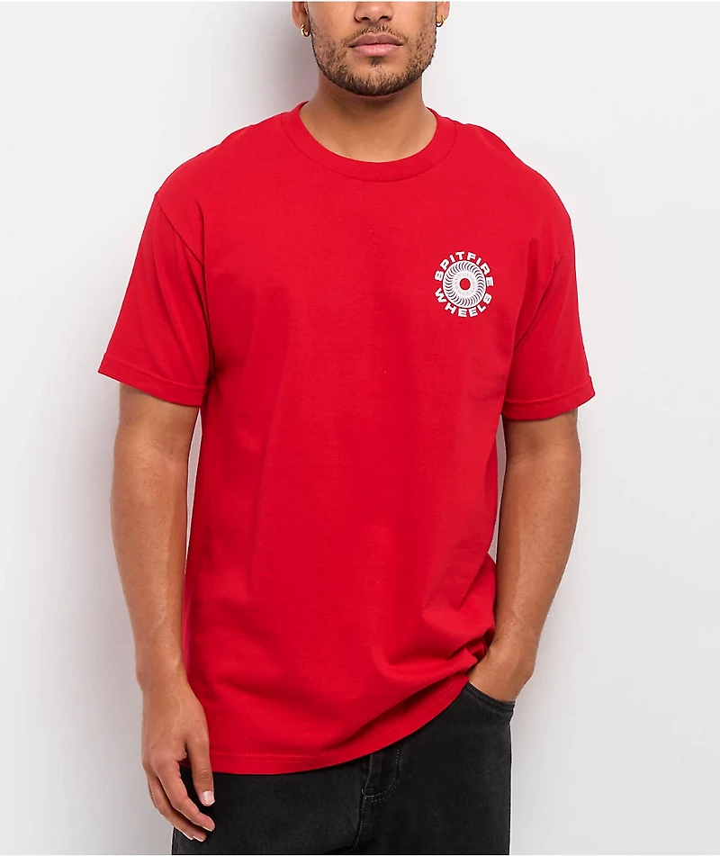 Spitfire Classic '87 Swirl Red T-Shirt