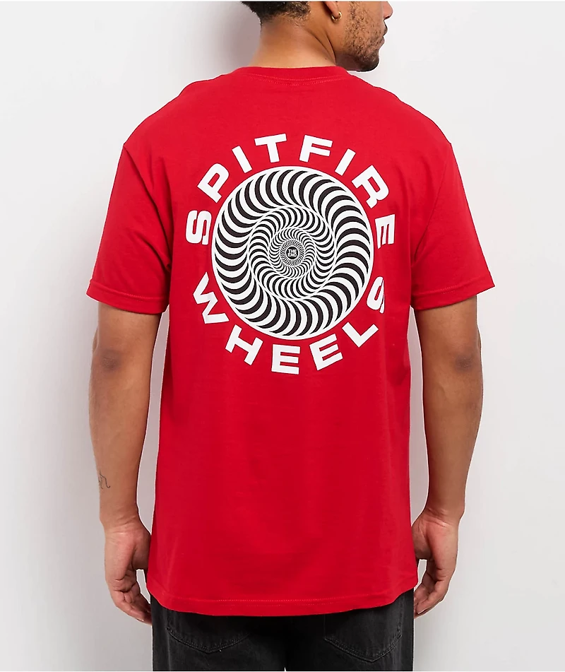 Spitfire Classic '87 Swirl Red T-Shirt