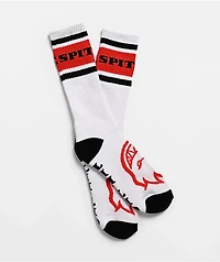 Spitfire Classic 87 Big Head White Crew Socks