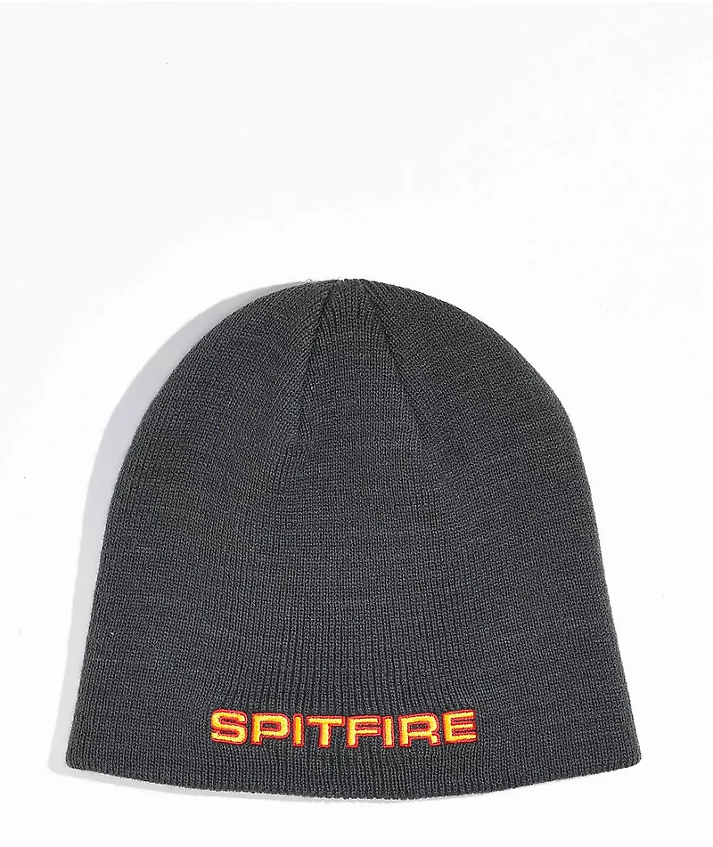 Spitfire Classic 87 Charcoal Skull Cap Beanie