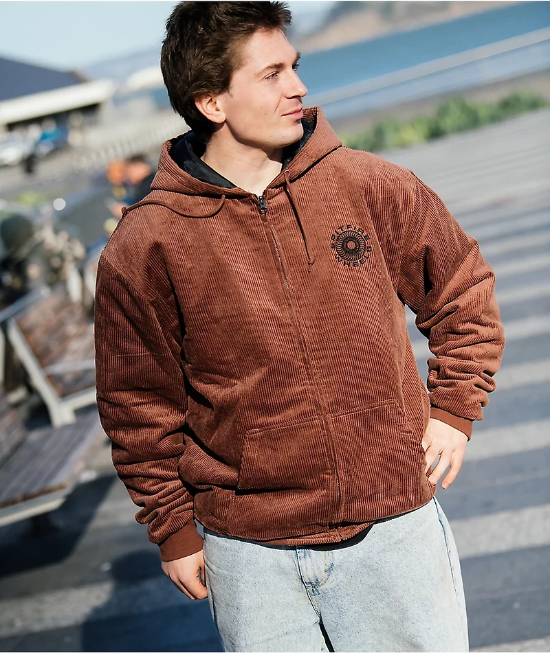 Spitfire Classic 87 Swirl Brown Corduroy Jacket