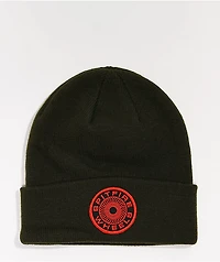 Spitfire Classic 87 Swirl Patch Dark Green Beanie