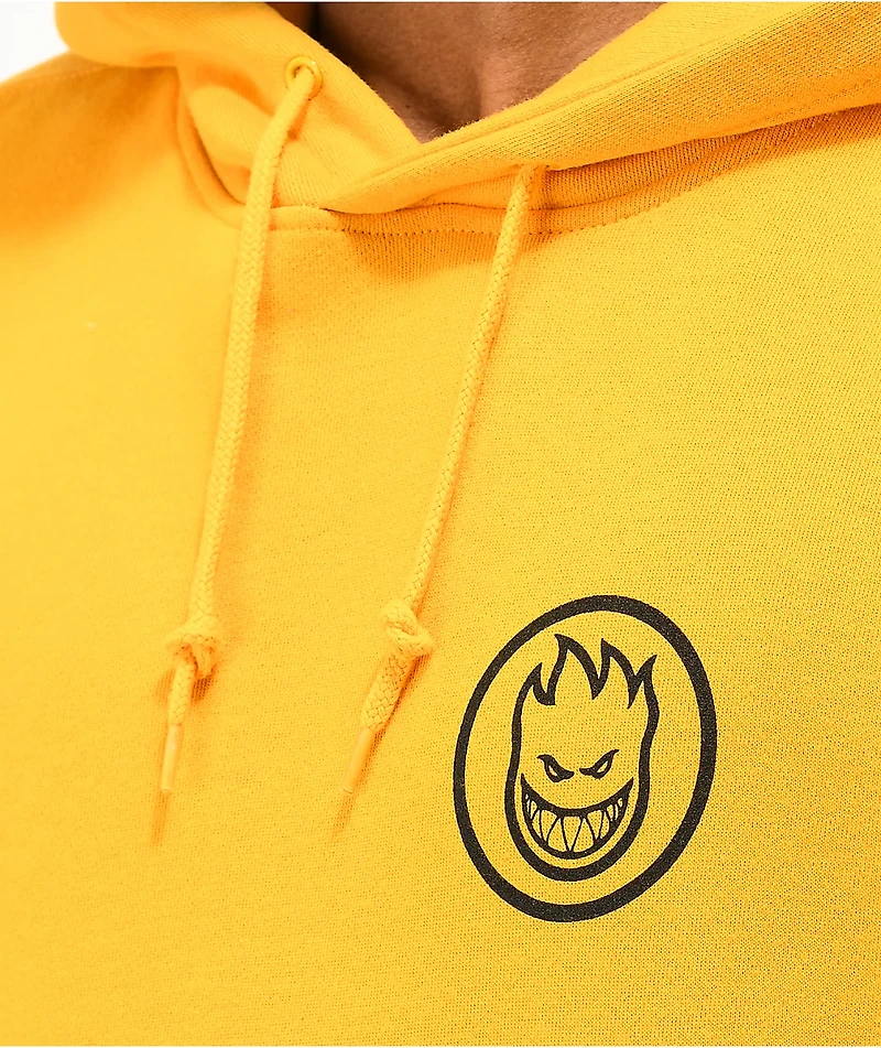 Spitfire Classic Camo Swirl Logo Gold Hoodie