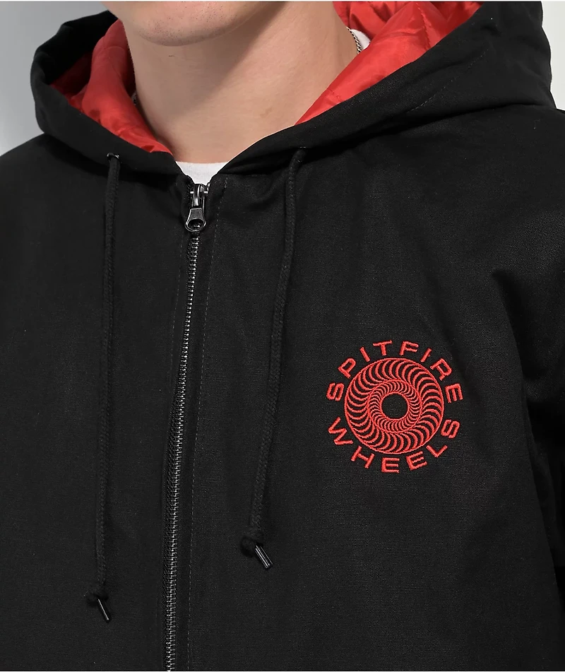 Spitfire Classic Swirl 87 Black Canvas Jacket