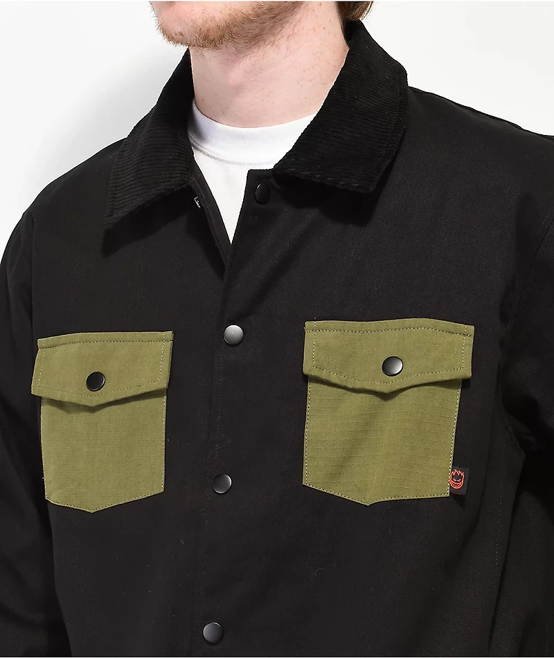 Spitfire Classic Swirl Black Jacket