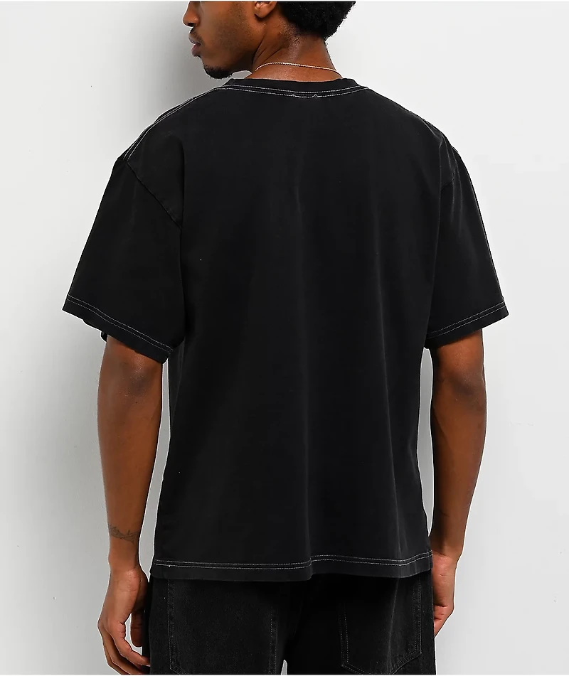 Spitfire Classic Swirl Black Wash T-Shirt