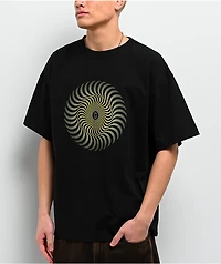 Spitfire Classic Swirl Fade Black T-Shirt