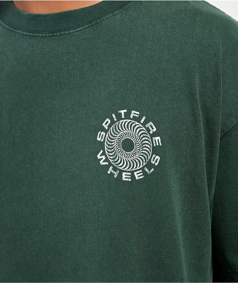 Spitfire Classic Swirl Green T-Shirt