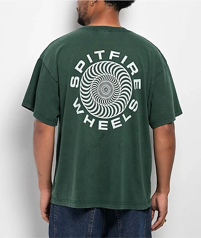 Spitfire Classic Swirl Green T-Shirt