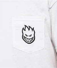 Spitfire Classic Vortex White Pocket T-Shirt