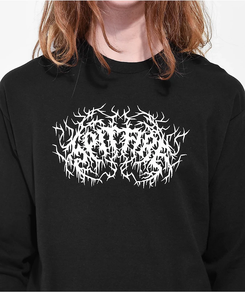 Spitfire Deathmask Black Long Sleeve T-Shirt