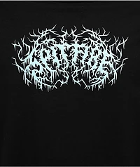 Spitfire Deathmask Glow In The Dark Black T-Shirt