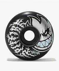 Spitfire Deathmask II Bighead Formula Four Radial Full 56mm 99a Black Skateboard Wheels