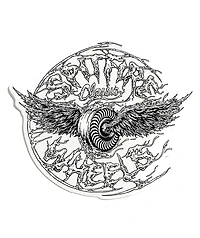 Spitfire Decay Wings Sticker