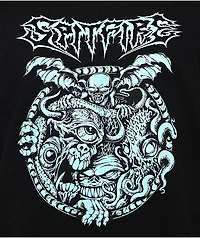 Spitfire Demon Gate Glow In The Dark Black T-Shirt