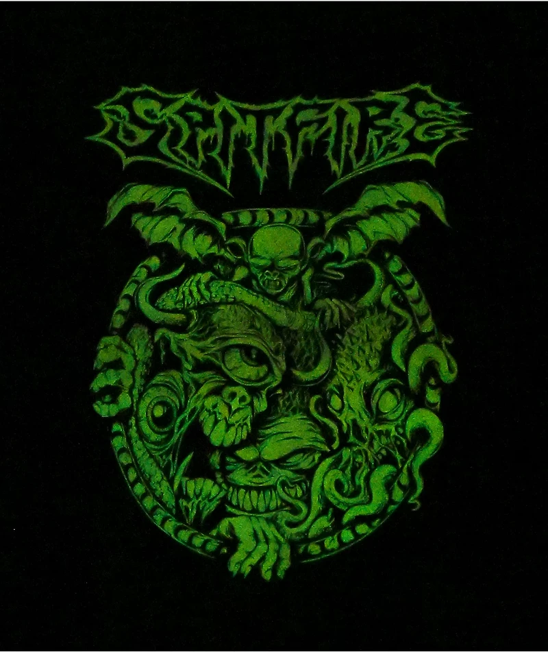 Spitfire Demon Gate Glow In The Dark Black T-Shirt