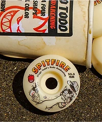 Spitfire Diego Rude Awakening Formula Four 55.5mm 99a White Skateboard Wheels