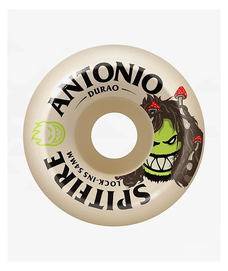 Spitfire Durao Burn Squad Formula Four Lock In Full 54mm 99a White Skateboard Wheels