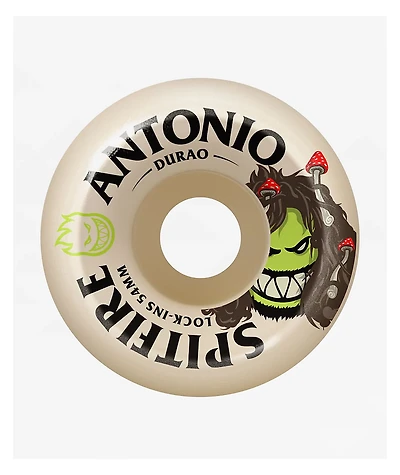 Spitfire Durao Burn Squad Formula Four Lock In Full 54mm 99a White Skateboard Wheels