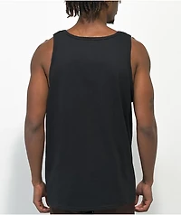Spitfire Floral Bighead Black Tank Top