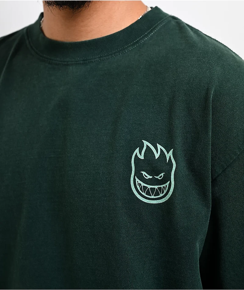 Spitfire Floral Classic Green T-Shirt