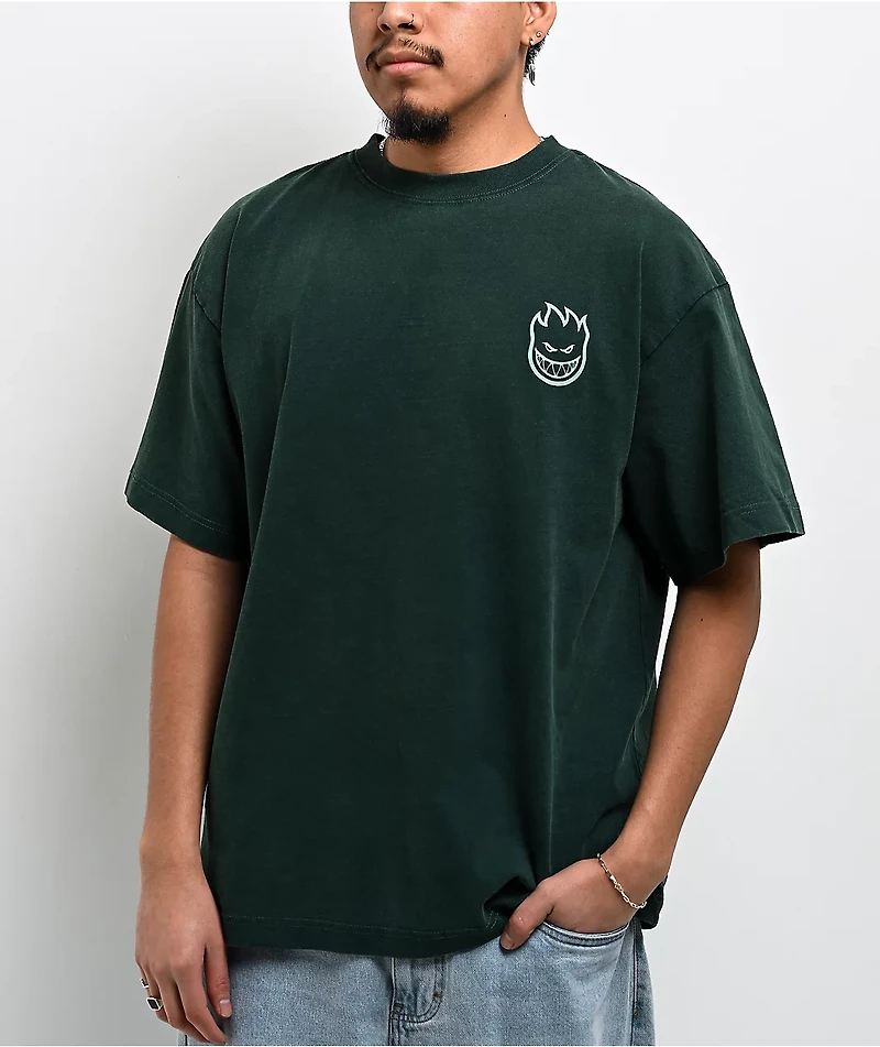 Spitfire Floral Classic Green T-Shirt
