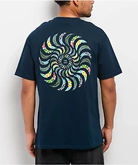 Spitfire Floral Classic Navy T-Shirt