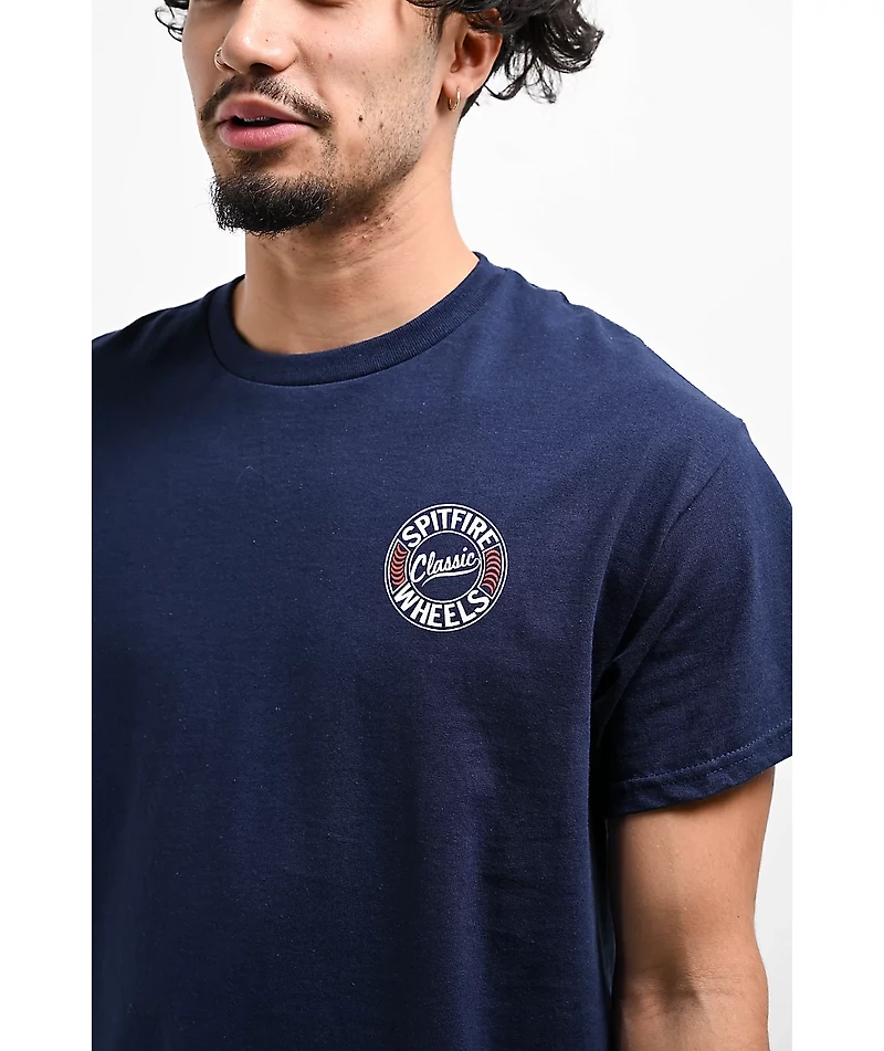 Spitfire Flying Classic Navy T-Shirt