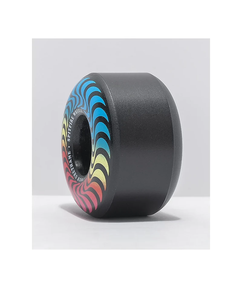 Spitfire Formula Four 54mm 99a Trippy Swirl Black Skateboard Wheels