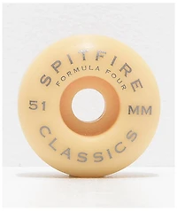 Spitfire Formula Four Classic 51mm 99a Skateboard Wheels