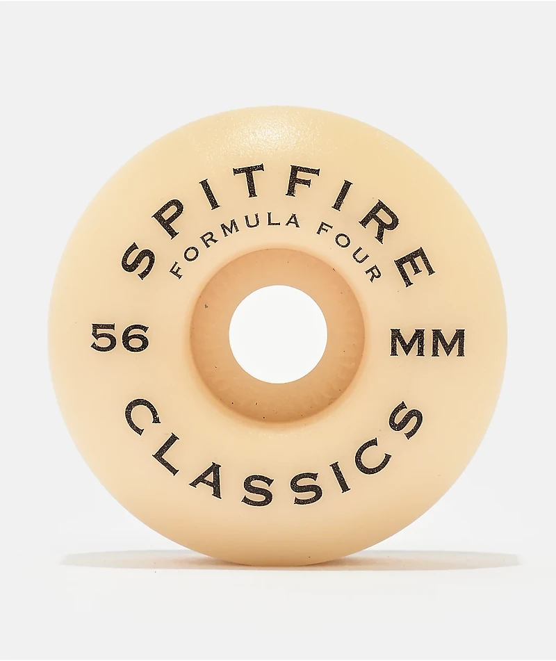 Spitfire Formula Four Classic 56mm 97a White Skateboard Wheels