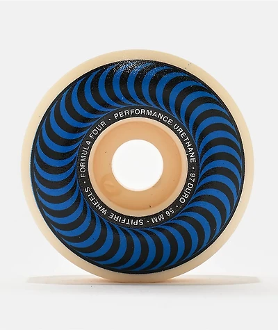 Spitfire Formula Four Classic 56mm 97a White Skateboard Wheels