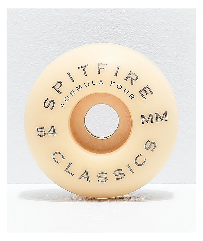Spitfire Formula Four Classic Black & White 54mm 99a Skateboard Wheels