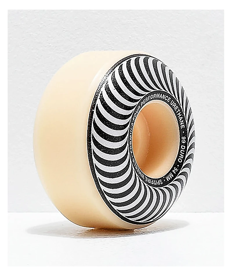Spitfire Formula Four Classic Black & White 54mm 99a Skateboard Wheels