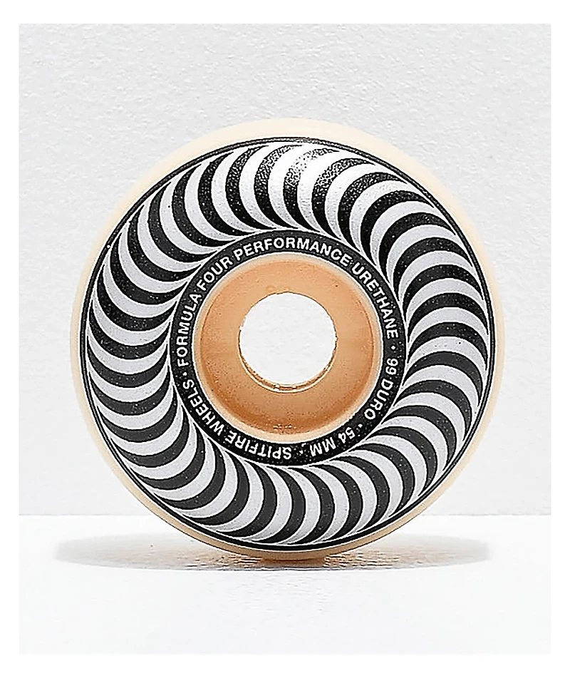 Spitfire Formula Four Classic Black & White 54mm 99a Skateboard Wheels